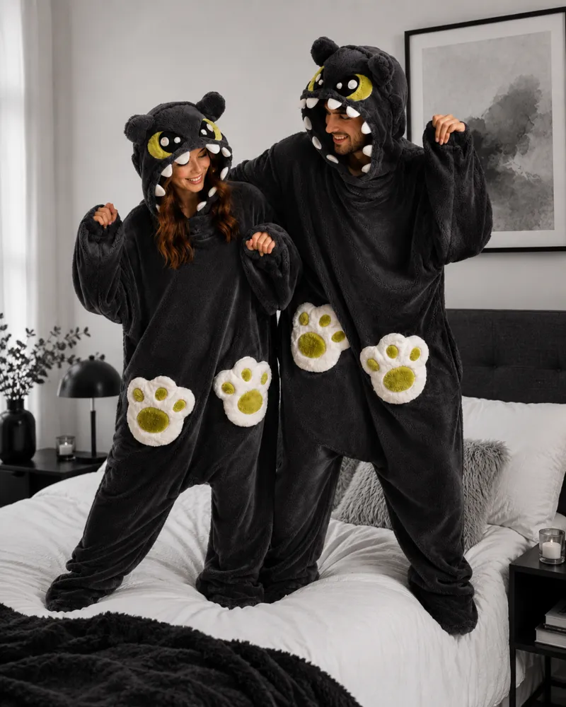 Large dragon onesie full length with tail and wings