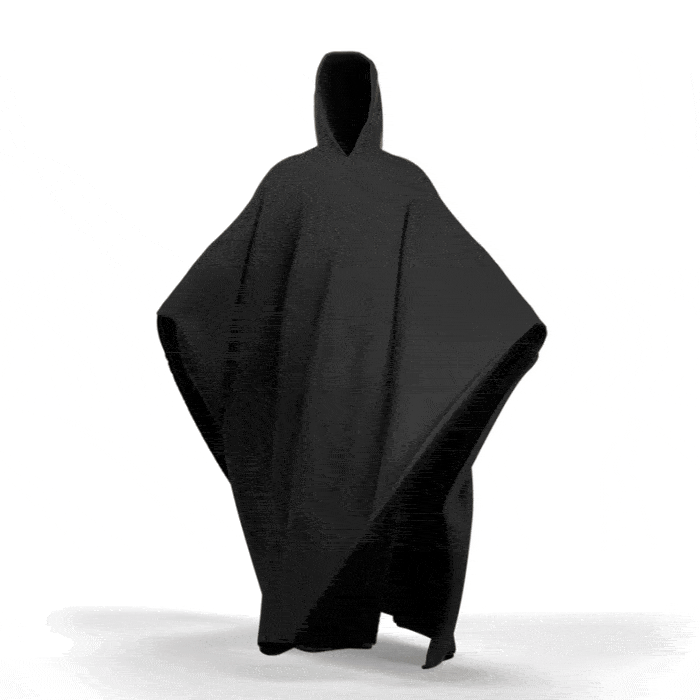 Hoodly hoodie blanket rotating to show every colour