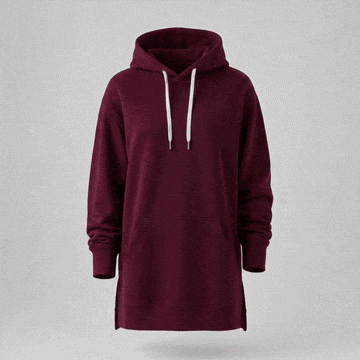 Waarmly hoodie dress in different colours